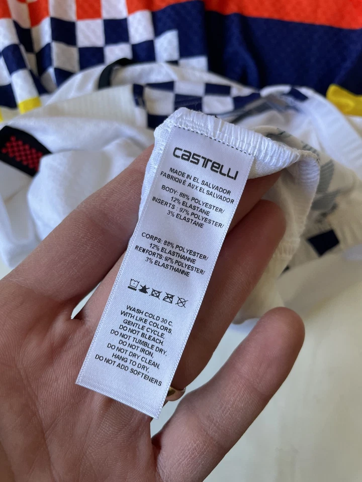 Castelli x Colorado Multisport Cycling Jersey Size Large White Boulder, Colo - Image 4 of 4