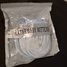 Newborn Baby Mittens, 6 Pairs. New Not Used