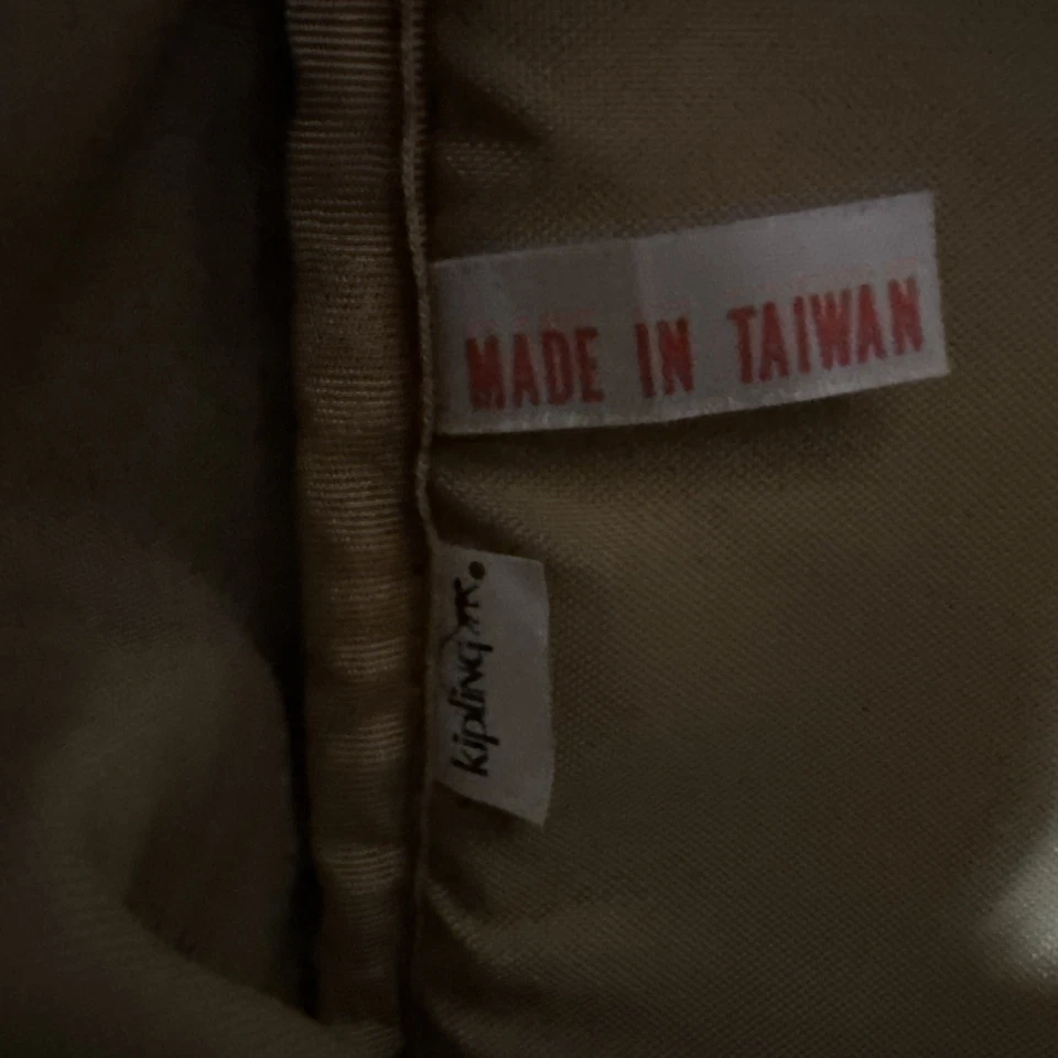 Bolso Kipling Vintage Azul Bolso de Lona/Gimnasio/Viaje/Llevar/Bolso de Todos los Días/16x12x8 Foto 4 de 4