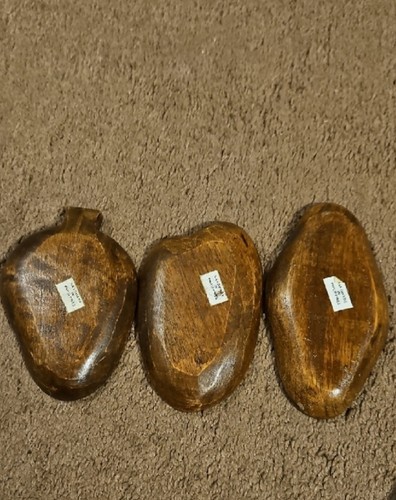 Ancien plat en bois dosette singe fait main - Photo 2/6