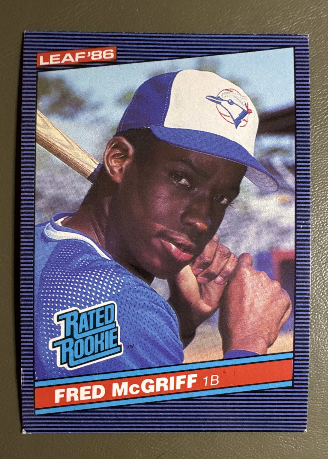 1986 Donruss - Rated Rookie Fred McGriff #28 (RC)