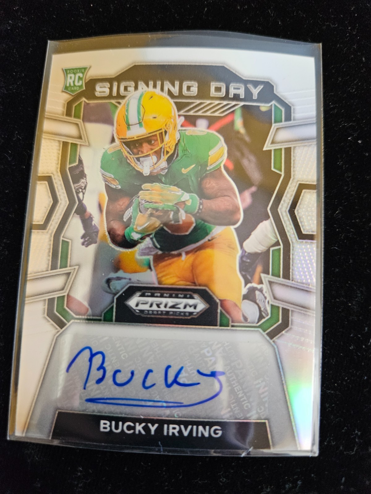 Bucky Irving Panini Prizm Draft Picks Signing Day #SDBIG Base