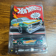 Hot Wheels Collector Edition Nissan Laurel 2000 SGX Green 1:64 Diecast Car