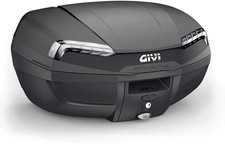BAULETTO GIVI E46NT TECH RIVIERA 46L NERO CATADIOTTRI FUME' CON PIASTRA MONOLOCK
