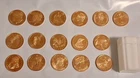Lot Of 16 ROUND 1 Oz .999 Pure Fine Copper BU COIN Design Liberty Seated Walking