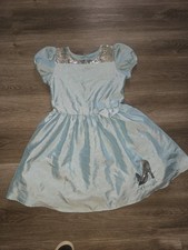 Girls Cinderella Costume Girls Size XL Blue Dress With Sequins