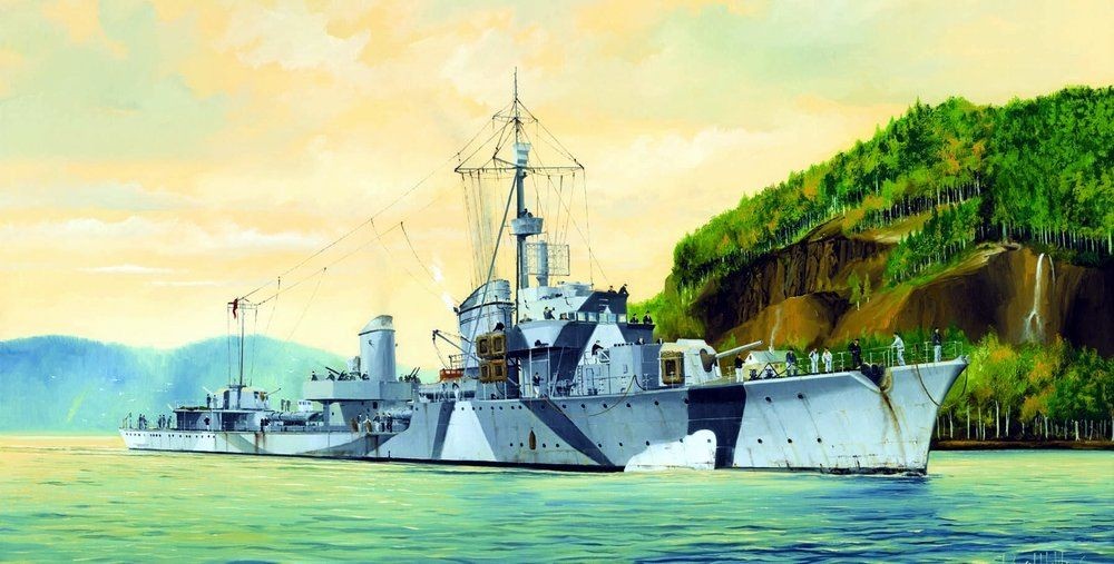 Trumpeter 05322 - 1:350 German Destroyer Z-30, 1942 - New