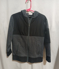 All In Motion Boys Xs 4/5 Grey And Black Jacket Spring