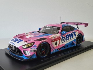 SPARK 18SG059 Mercedes AMG GT3 N°4 24H Nürb 2022 (1/18) Modèle imparfait