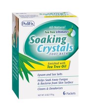 Soaking Crystals Foot Bath   6 Packets   Therapeutic Foot Soak with Tea Tree ...