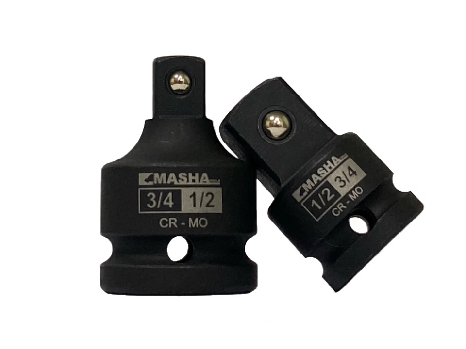 -1/2 Inch & 3/4 Inch Driver Impact Socket Adapter and Reducer Set / 2 Piece S... - Image 4 of 4