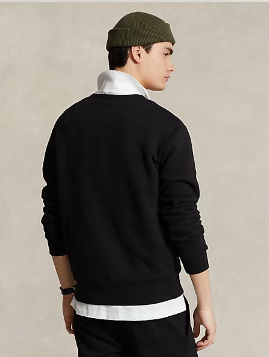 Polo Ralph Lauren Uomo Felpa Pelle Pony Pile Taglia M