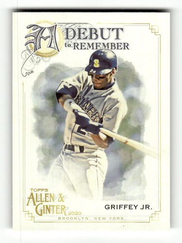 Ken Griffey Jr #10 2020 Topps Allen & Ginter A Debut to Remember card