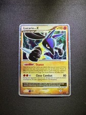 Lucario LV.X DP12 Diamond and Pearl Promo Pokemon Holo Bleed Triple Swirl MP on eBay