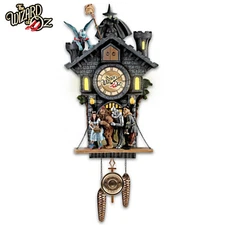 Bradford Exchange Wizard of Oz Wall Clock With Lights Motion & Sound LTD Edition