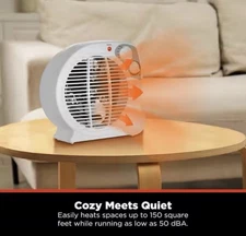Pelonis 1500-Watt Electric Fan Forced Portable Heater Extremely Quiet