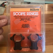 Millett Angle Loc Windage Adjustable Matte High 1” Rings BRNO CZ-452 BN00023