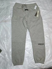 100+Fear Of God Essentials Sweatpants - AUTHENTIC - All Szie of Dark Oatmeal