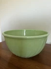 Vintage Fire King Jadeite Swirl 9” Mixing Bowl EUC