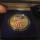 U.S. Mint American Eagle 2000 Colorized 1 oz .999 Fine Silver Coin