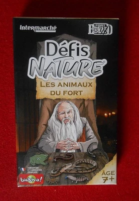 jeu DEFIS NATURE les animaux du fort / cartes FORT BOYARD / intermarché 2026 - Photo 1/2