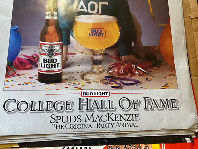 87 BUDWEISER Bud Light SPUDS MacKENZIE Original Party Animal