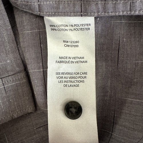 Travis Mathew Mens Shirt Size 2XL Cotton Casual Button Up Vacation Lavender - Picture 8 of 9
