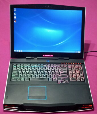 Dell Alienware M17X R2 laptop I7-940xm 2.13-3.3Ghz 8GB 500GB NVIDIA M1000M BT4.0