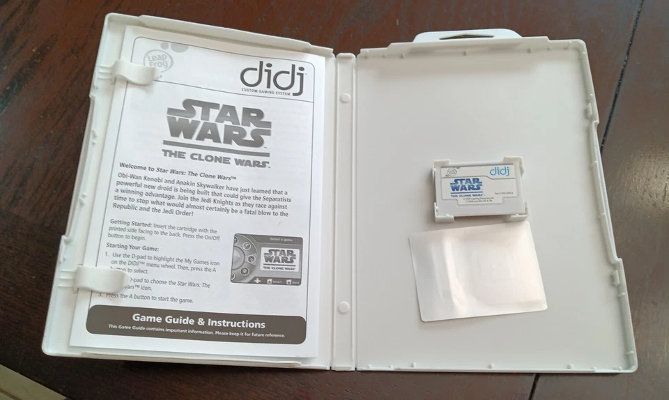LeapFrog Didj Juegos Star Wars The Clone Wars Edades 6-10 Usado Envío Rápido Juego Foto 3 de 4