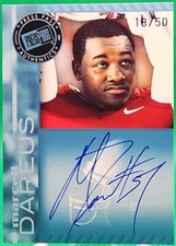2011 Press Pass Rookie Signature Card Marcell Dareus #PPS-MD Blue 18/50. rookie card picture