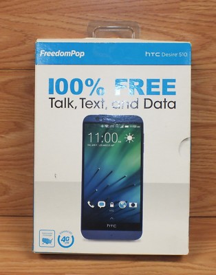 FreedomPop - HTC Desire 510 4G LTE CDMA Cell / Smart Phone NEW IN BOX **READ** 