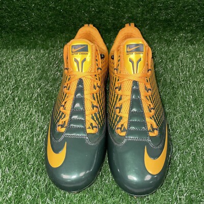 Nike NFL Zoom Vapor Carbon Fly TD Football Cleats Green Yellow