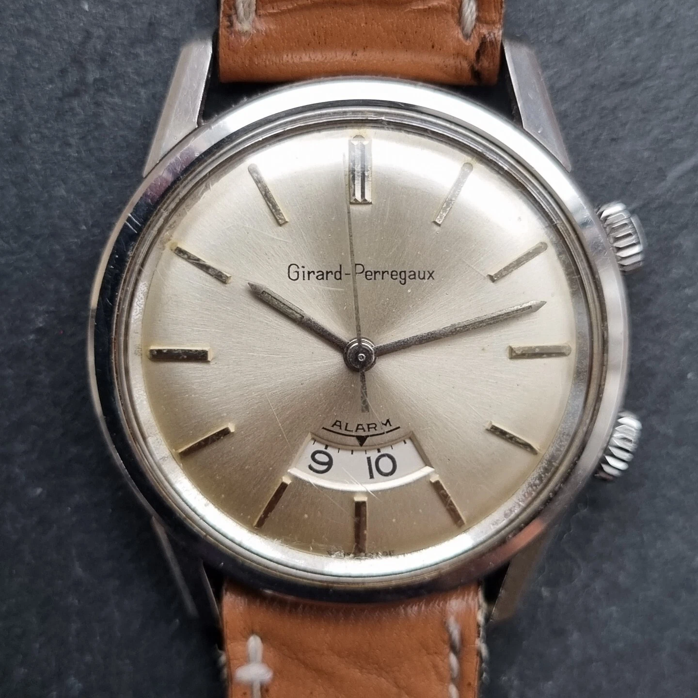 Girard Perregaux — Vintage Girard Perregaux Alarm Hand-Winding Men’s Watch