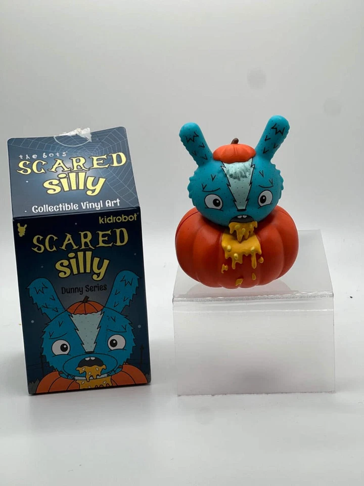 Kidrobot Scared Silly Dunny Series - Pumpkin Puker (2/24) - Image 2 of 3