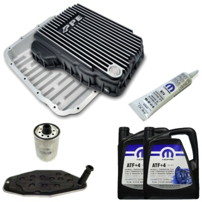 MOPAR 68RFE Transmission Service Kit & PPE Deep Pan For 2007+ Ram 2500/3500