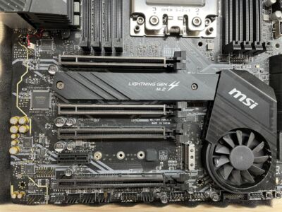 AMD Ryzen Threaddipper 3960x+MSI TRX40 PRO 10G motherboard