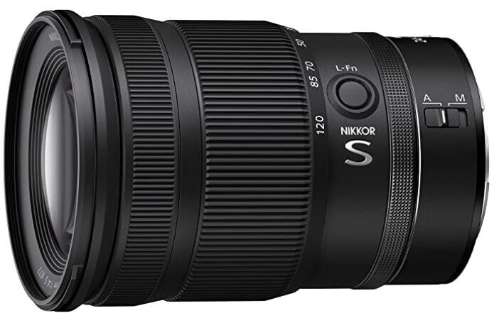Nikon standard zoom lens NIKKOR Z 24-120mm f/4 S Z-mount full size compatible