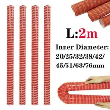 6.5FT Silicone Air Ducting Flexible Brake Hot Cold Induction Intake Pipe Hose