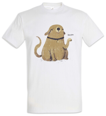 Give Paw T-Shirt Gesicht Toon Comic Dogs Dawg Fun Love Addicted Addiction
