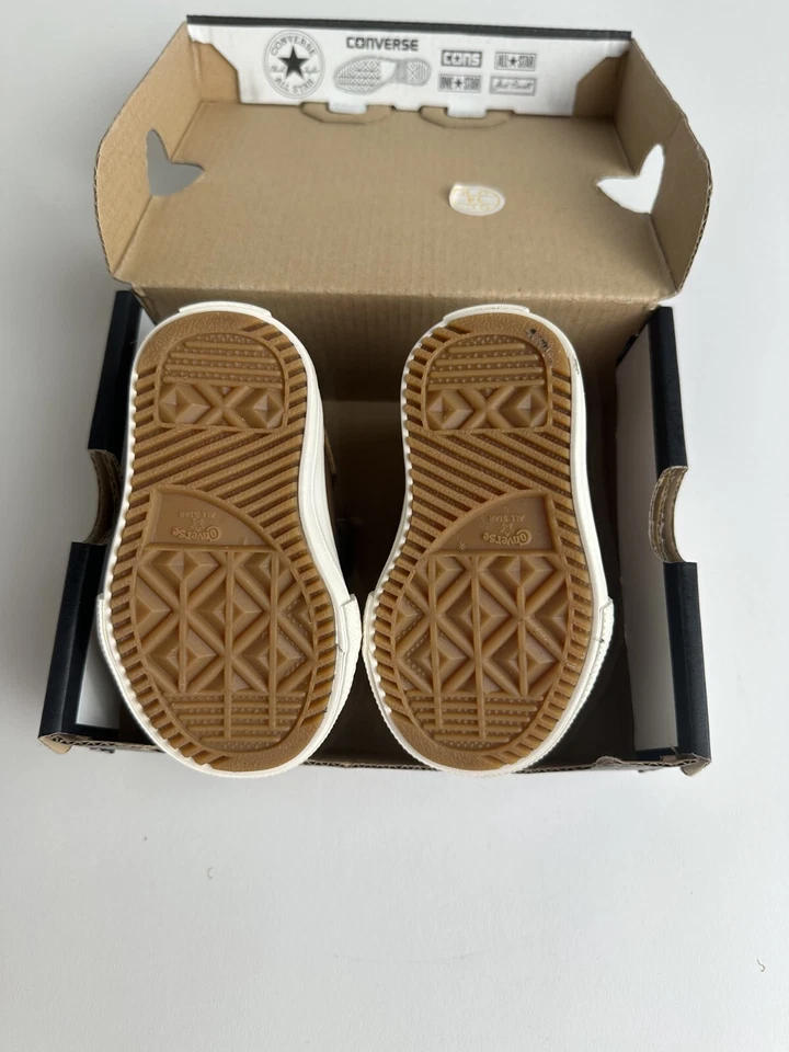 Botín Converse Chuck Taylor All Star AV PC Infantes Niños Marrón Castaño Talla 2 Nuevo en Caja Foto 2 de 4