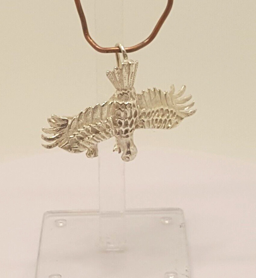 Gorgeous Solid Flying Eagle Design Brooch cum Pen… - image 4