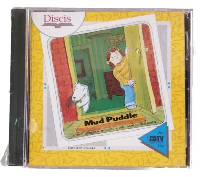 CDTV MUD PUDDLE Commodore NEW Discis English/Spanish RARE