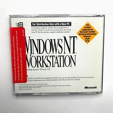 NEW Microsoft Windows NT Server Workstation V3.51 Operating System CD-ROM Sealed