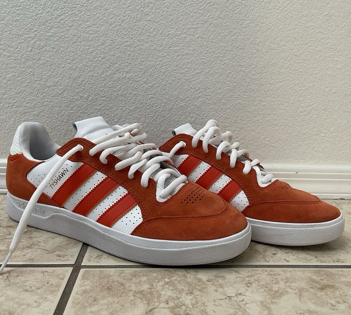 Adidas Tyshawn Low Collegiate Orange Men's Skate Sneaker US