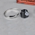 Watch Repair Jeweler Head-mounted Glasses One Eye Magnifier Loupe 15X LED Light