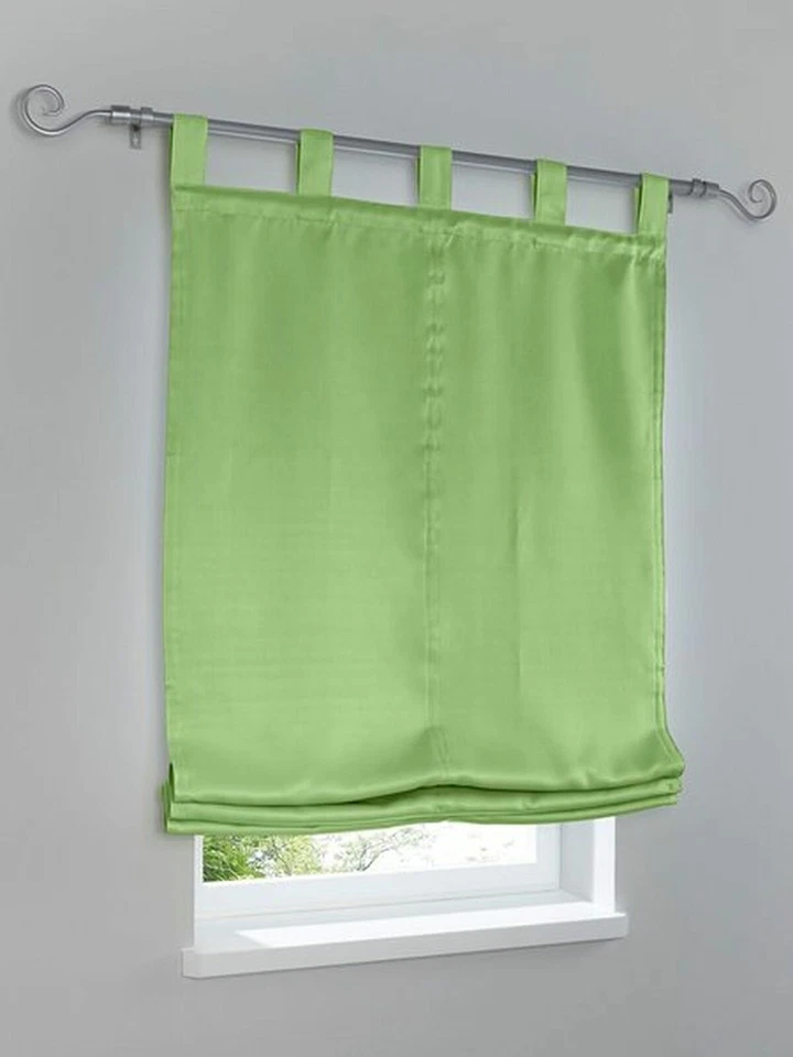 Raffrollo, Farbe grün, 1 Stück, heine home, -46589- mit Schlaufen, Lieferung i - Bild 2 von 2