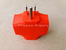 New 2pc 3 Way Outlet Wall Plug Grounded Adapter Electric Multi T-shaped