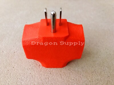 New 2pc 3 Way Outlet Wall Plug Grounded Adapter Electric Multi T-shaped