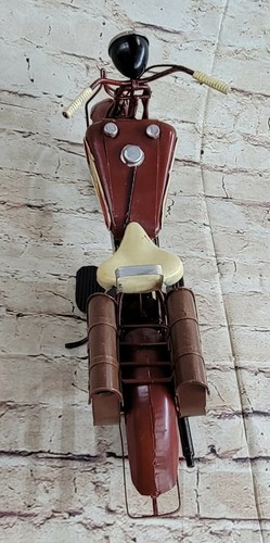 MODELLO MOTO INDIANO 1956 ANTICHI REGALI FATTI A MANO in vendita Hot Cast Decorativo - Foto 5 di 6
