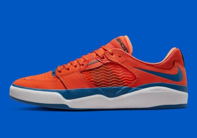 Nike sB Ishod Wair PRM Low Shoes Orange Blue Jay DZ5648 800 
